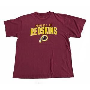 Vintage Washington Redskins Reebok Maroon Graphic T-Shirt Men's Large
